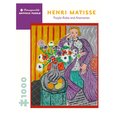 Rompecabeza De Heri Matisse: Purple Robe & Anemones - 1000 Piezas