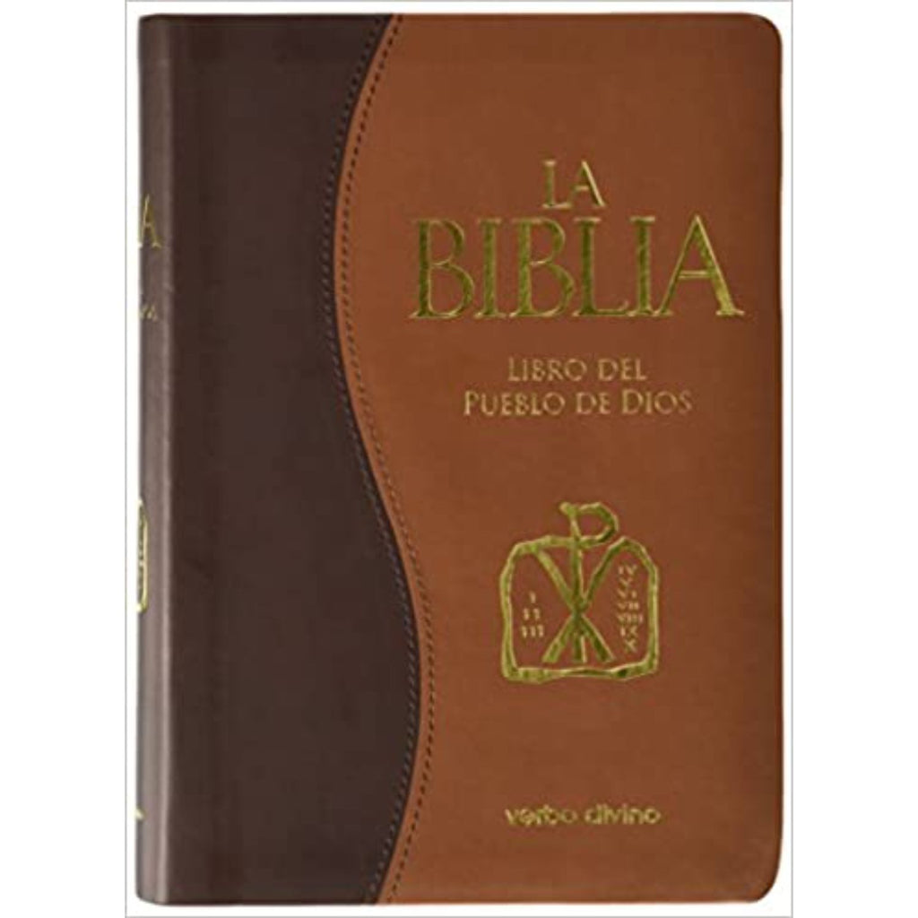 La Biblia. Libro del Pueblo de Dios (Edición Símil Piel Bitono con Uñeros)