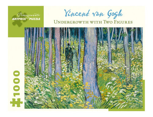 Rompecabeza De Vincent Van Gogh: Undergrowth Two Figures - 1000 Piezas