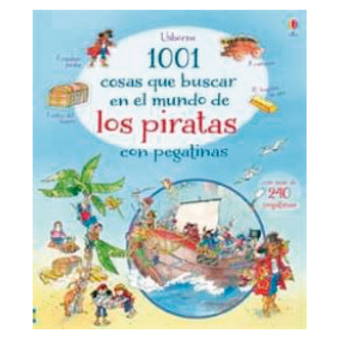 1001 Cosas Que Hay Que Buscar Mundo Piratas Pegatinas
