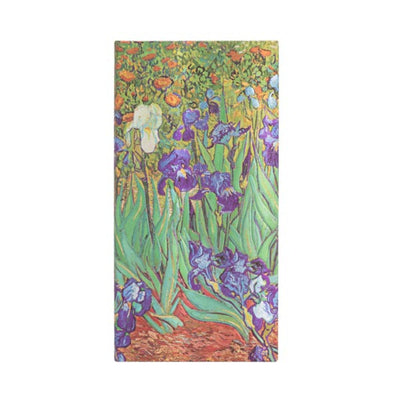 Libreta Van Gogh, Los Lirios (Van Gogh’s Irises) Slim Tapa Dura Con Lineas