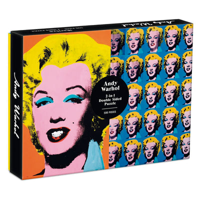 Rompecabeza Doble, Reversible De Andy Warhol: Marilyn Monroe - 500 Piezas