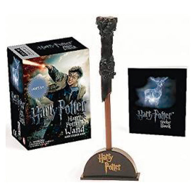 Figura Harry Potter Wizard'S Wand With Sticker Book