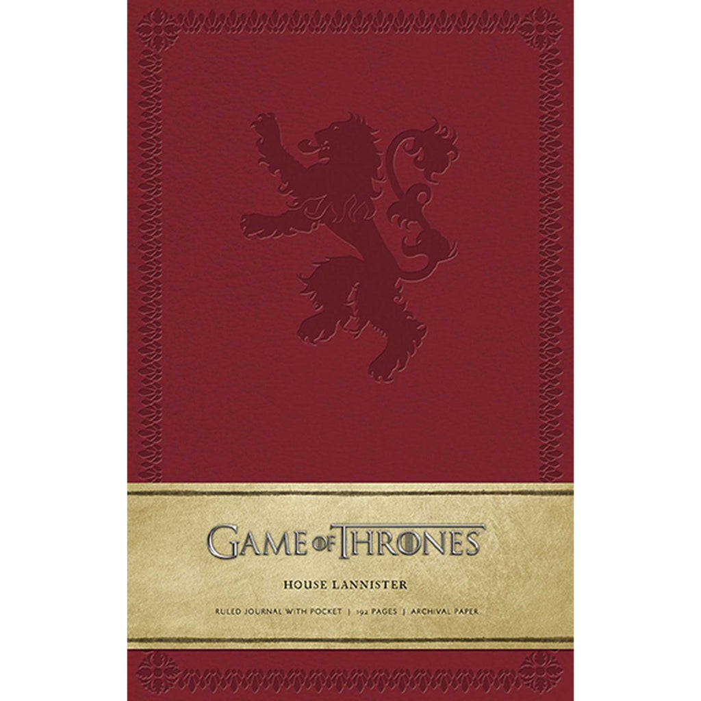 Libreta Game Of Thrones House Lannister Mediana Tapa Dura