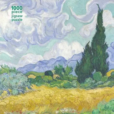 Rompecabeza Vincent Van Gogh: Wheatfield With Cypress - 1000 Piezas