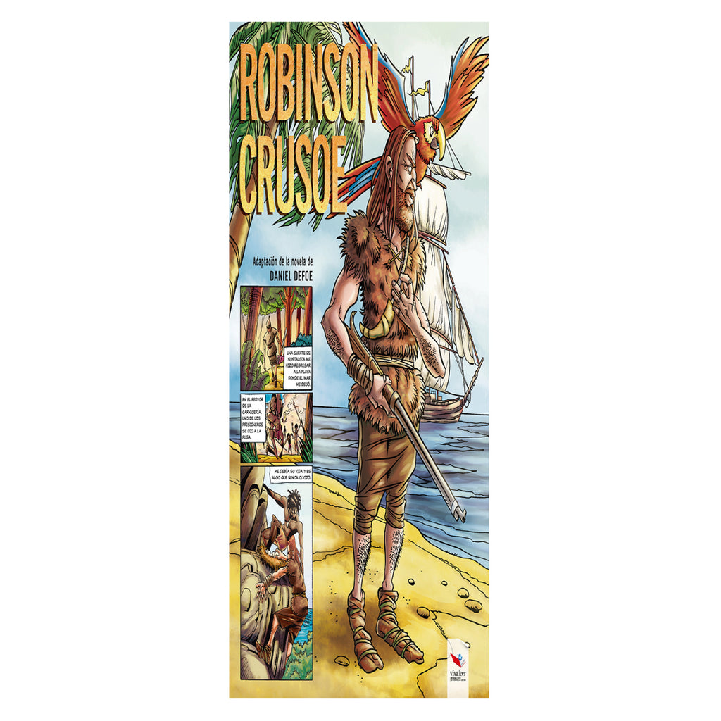 Robinson Crusoe Novela Gráfica Tapa Dura