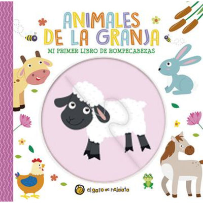 Animales De La Granja - Mi Primer Libro De Rompecabeza