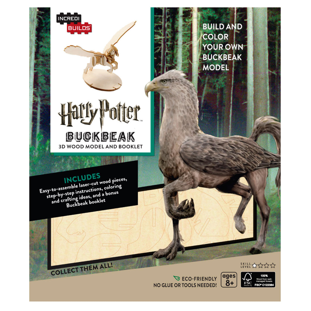 Harry Potter: Buckbeak - Libro y Modelo Armable En Madera