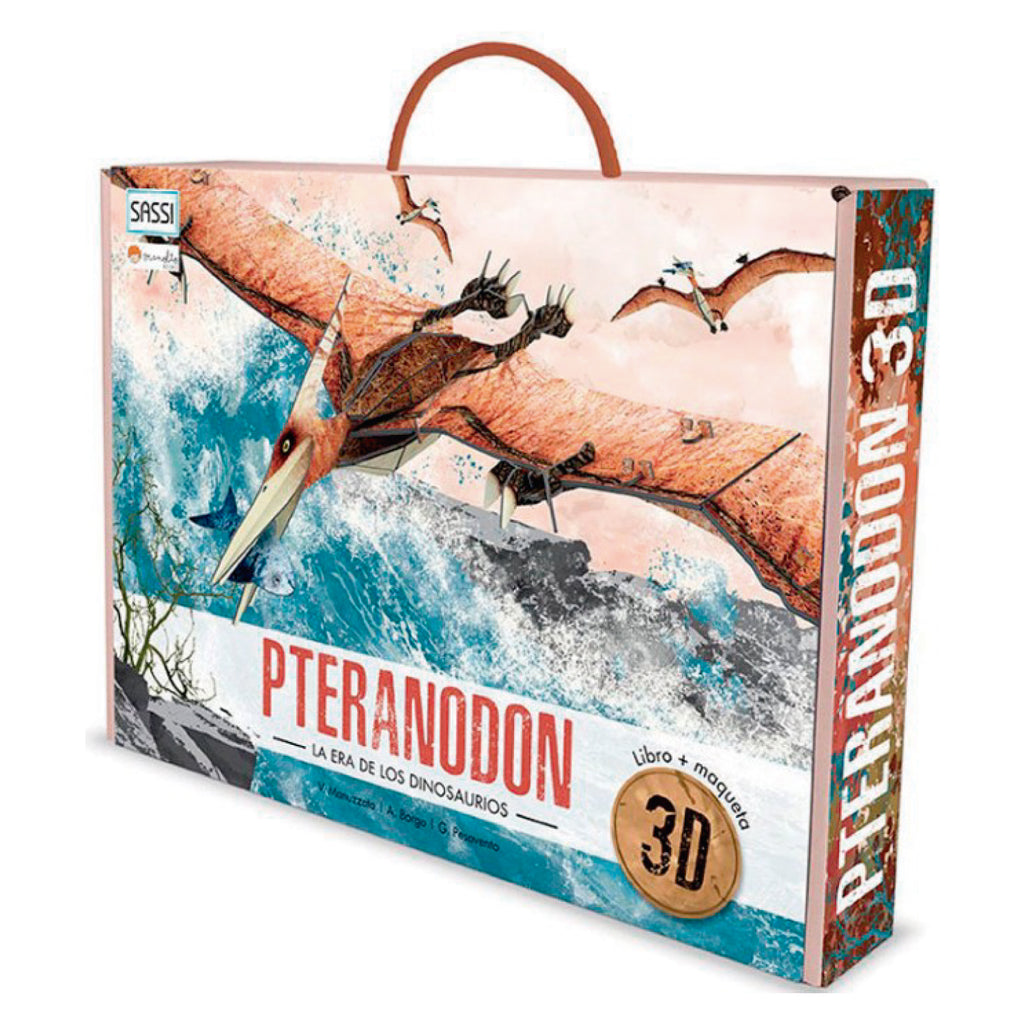 Libro Mas Maqueta Pteranodon La Era De Los Dinosaurios