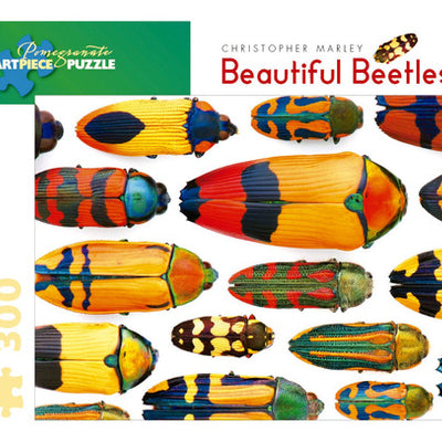 Rompecabeza Christopher Marley: Beautiful Beetles - 300 Piezas